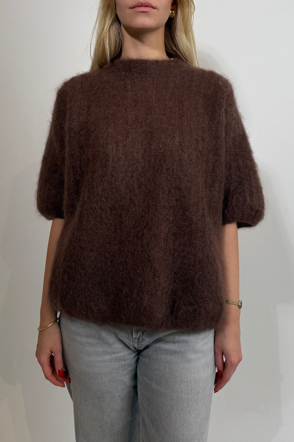 Choco Megztinis Trumpomis Rankovėmis